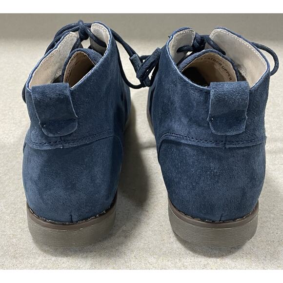 SPRING STEP Suede Leather Ankle Booties Women's Size EU 39/US 8.5 'Morgana' Navy - Picture 3 of 10